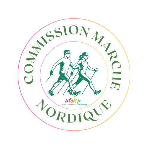 Logo commission marche nordique Ufolep Var