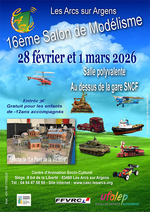 16ème Salon de Modèlisme, Les Arcs-sur-Argens