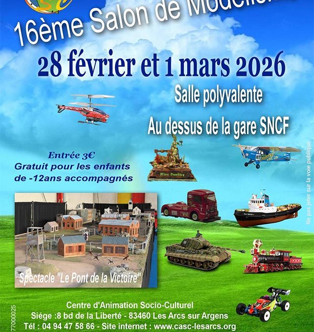 16ᵉ Salon de Modélisme – Les Arcs-sur-Argens