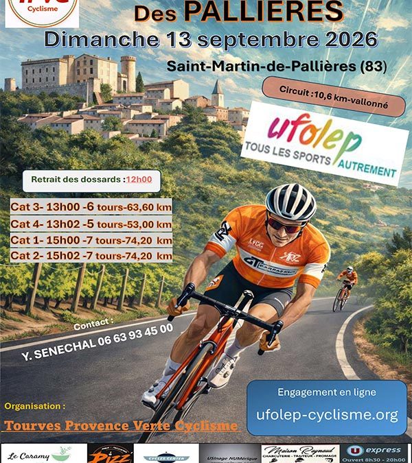 Grand Prix cycliste des Pallières dans le Var