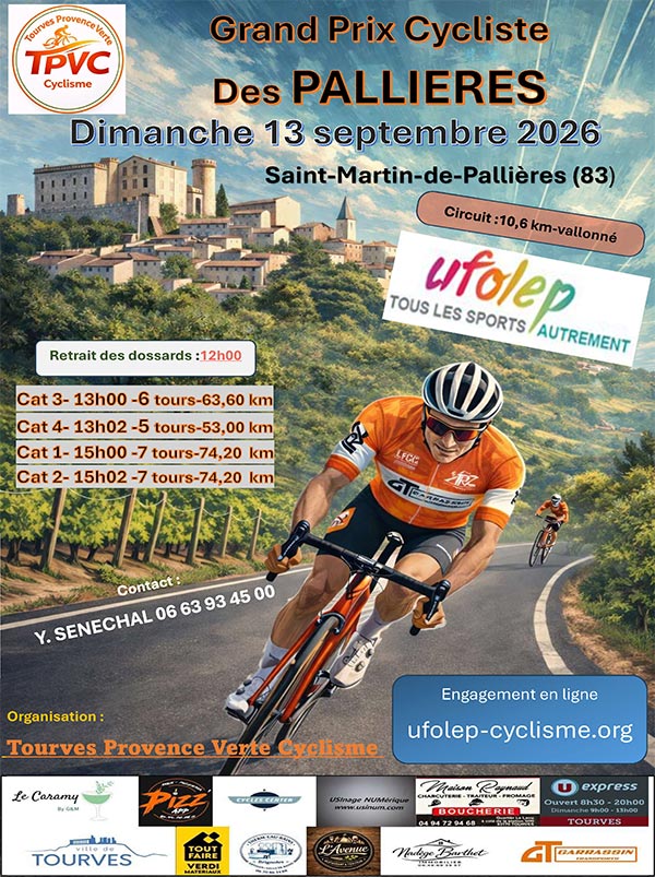 Grand prix cycliste des Pallières dans le Var
